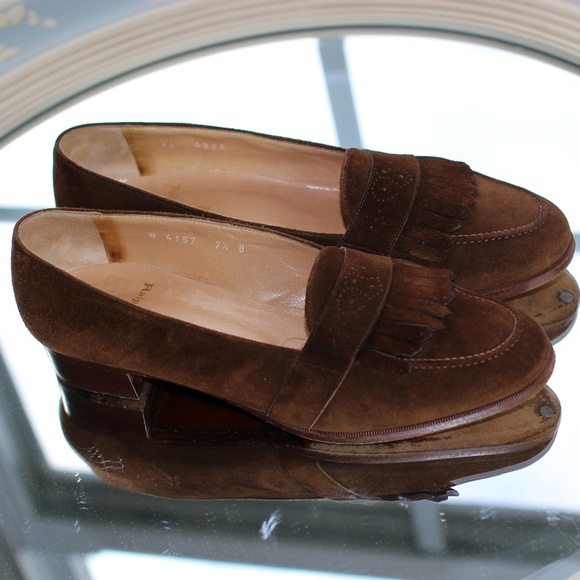 Ralph Lauren Suede Fringe Loafer - Picture 4 of 8